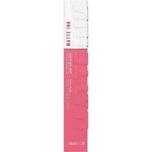 New York Super Stay Matte Ink Likit Mat Ruj - 125 Inspirer (Pembe)