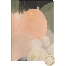 Color 17X24 Keten Noktalı Bullet Journal Defter Kelebek