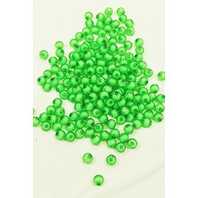 Aydogan's Yuvarlak Boncuk Içten Boncuklu Bileklik Çanta Boncuğu 8 mm 50 gr Yeşil - BNC471