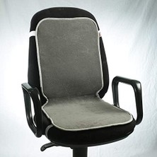 Y-78 Alptex Terletmeyen Büro Koltuğu ve Araç Koltugu Pedi, Gri, 93X40 cm
