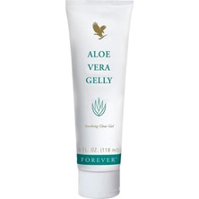 Living - Aloe Vera Gelly - Saf Aloe Jel, Yatıştırıcı ve Nemlendirici Cilt, Lekelenmez ve Hızlı Emici, Vegan ve Glutensiz, 4 Fl Oz