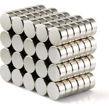 Magnet 25 Adet 6mm x 2mm Yuvarlak Güçlü Neodyum Mıknatıs Magnet(25'li Paket)