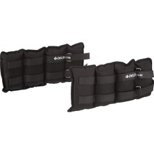 El Ayak Bilek Kas Güçlendirici Ağırlık Seti,2 x 1,5 Kg,siyah