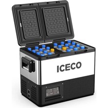 TCD55 12/24VOLT 55 Litre Çift Bölmeli Outdoor Kompresörlü Oto Buzdolabı/dondurucu