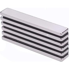 Güçlü Neodyum Mıknatıs 60X10X3 mm 5 Adet