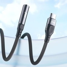 USB Type-C To 3.5mm Jack Aux Kulaklık Mikrofon Çevirici Dönüştürücü Adaptör Kablo