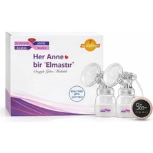 Diamond Anne Elmas Mama Çiftli Elektrikli Göğüs Pompası – Dijital Ekranlı, BPA Free, Sessiz ve Taşınabilir Süt Sağma Makinesi