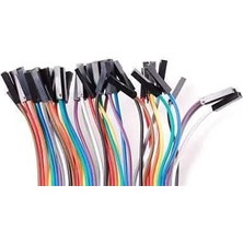 40 Pin Ayrılabilen Dişi-Erkek F-M Jumper Kablo - 100MM