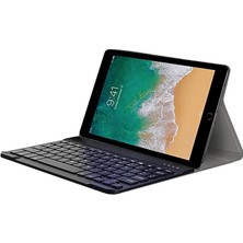 iPad 6.nesil 9.7 Inch 2018 Bluetooth Klavyeli Standlı Kılıf - Bkk4