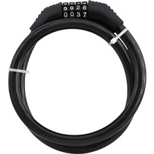 Bisiklet Halat Zincir Kilidi 80 cm Çelik Kilit Çap 12 mm Ø Hırsız Önleme Güvenlik 1 Adet