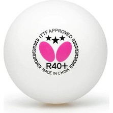 R40+ Masa Tenisi Topları - 40 mm Beyaz Masa Tenisi Topu - Ittf Sertifikalı Profesyonel Masa Tenisi Topu - Poli Masa Tenisi Topu - 3'lü Paket Veya 12'li Paket
