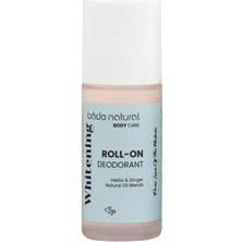 Natural Doğal Roll On Beyazlatıcı Ter Kokusu Önleyici Koltuk Altı DEODORANT%100 Doğal ve Vegan 50 ml