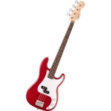 Squier Debut Serisi Precision Bass Elektro Gitar, Yeni Başlayanlar Için Gitar, Saten Dakota Kırmızısı