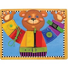& Doug - Ahşap Temel Beceri Geliştirme Tahtası (13784)