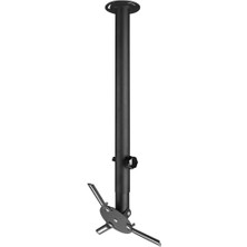 PRJ-187 63-102CM Siyah 360-45DERECE 13KG Teleskopik Projeksiyon Askı Aparatı