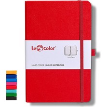 Color Tarihsiz Klasik Defter Rec Note 13X21 Çizgili Kırmızı
