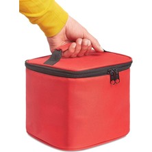 Çantası Termal Çanta Soğuk ve Sıcak Tutucu Termal Termos Kamp Çanta Soğuk Içecek Çantası Kamp Termos Çantası 8 Litre (Kırmızı)