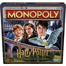 Gaming Monopoly Harry Potter Sürümü Masa Oyunu | Hogwarts'ta Büyülü Bir Macera | 8 Yaş ve Üzeri | 2 Ila 6 Oyuncu | Aile Oyunları | Çocuklar ve Yetişkinler Için Hediyeler