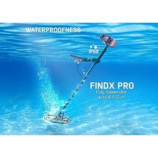 Fındx Pro Yetişkinler Için Metal Dedektörü, Altın Için Profesyonel Tamamen Su Geçirmez Metal Dedektörü, Pinpoint, USB Şarj Edilebilir, Arkadan Aydınlatmalı LCD (Kulaklıklı Komple Kit, Taşıma