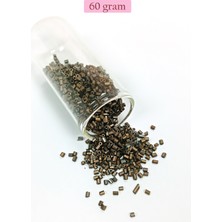 Aydogan's Kesme Cam Boncuk 2mm - 60 Gram - Mat Kahverengi - BNC396