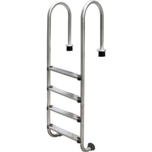 Merdiveni Muro Seri AISI304 Paslanmaz Çelik 4 Basamaklı (Pool Ladder)
