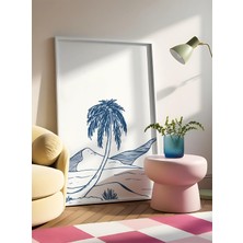 Des Vu Print Deniz Temalı Çerçevesiz Poster