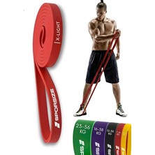 Profesyonel Direnç Bandı Tekli Güçlü Lateks Loop Band, Fitness, Crossfit, Pilates ve Ev Egzersizleri Için
