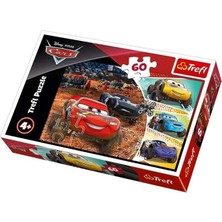 17327 Şimşek Mcqueen ve Arkadaşları, Disney Cars 60 Parça, 4 Yaşından Büyük Çocuklar Için Yapboz