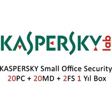 Epilons Kaspersky Small Office Security 20PC + 20MD + 2fs 1 Yıl Box