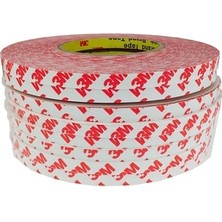 Magnet 3m Çift Taraflı Güçlü Şeffaf Bant Genişlik: 15 mm x Uzunluk: 50 Metre