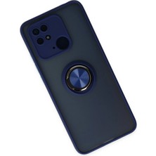 Vera Vtc  Xiaomi Redmi 10C Kılıf Montreal Yüzüklü Silikon Kapak - Lacivert 965874