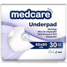 Grup Medıkal-Medcare Yatak Koruyucu Örtü 60X90CM 1 Paket 30 Adet