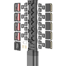 Microsd Için Alaşımlı Hafıza Kartı Depolama Çubuğu - Tam Sd ve Nano Sim Düzenleyici DC536CB