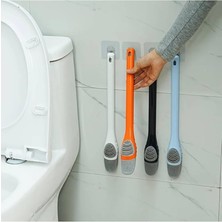 Silikon Tuvalet Klozet Detay Temizleme ve Ince Detay Fırçası 2'li Set