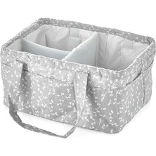 Katlamalı Anne&bebek Organizer Gri Çiçek