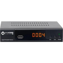 Magbox Pluton S Full HD Scart Uydu Alıcısı 24CAC-1 Yüksek Performans ve Kolay Kurulum