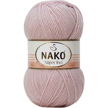 Aydogan's 1 Adet Süper Inci El Örgü Ipi 100 gr Gül Goncası 318