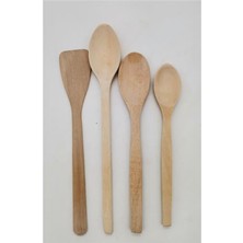 Aydogan's Mutfak Ahşap Kaşık Set 4lü Balsa Ks-04
