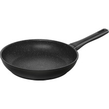 Marquina Plus Duraslide Yapışmaz Granit Kaplama Kızartma Tavası, 28 Cm, Granit ve Alüminyum, Siyah