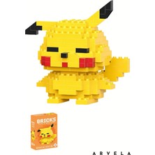 Arvela Pikachu Bricks Karakter Figürü – Mini Blok Oyuncak