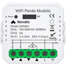 Mini Wifi Akıllı Perde Panjur Kontrol Rölesi (Tuya, Smart Life, Google Home, Amazon Alexa, Home Assistant Destekli) Yüzdesel Kontrol ve Kalibrasyon Özellikli