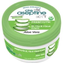 Aseptine Soft Prebiyotik Aloe Vera El, Yüz ve Vücut Kremi 300 ml