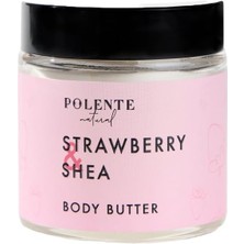 Natural - Çilek & Shea Body Butter/yoğun Vücut Nemlendiricisi (100 Ml)