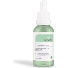 Gözenek Sıkılaştırıcı Anti Akne Ton Eşitleyici Botanikal Kolajen Serum (Niacinamide 5%+Zınc Pca 1%) Nıacınamıde Serum