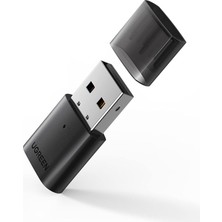 Mini USB Bluetooth 5.0 Adaptör Siyah UGREEN Dongle Yüksek Veri Aktarım Hızı ve Menzil
