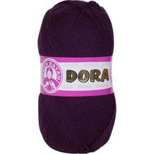 Aydogan's 1 Adet Dora El Örgü Ipi Yünü 100 gr 061 Mürdüm