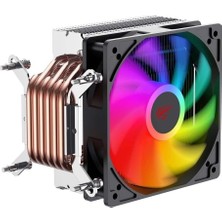 Gamenote F2005 120MM RGB İşlemci Fanı 1700 Pin Bakır Boru Özellikli Aydınlatma ile