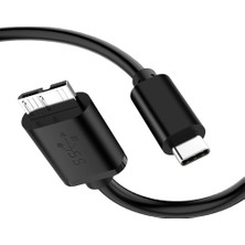 Blue Wings Usb-C To Micro B 3.0 Hard Disk Kablosu – 1 Metre – 5gbps Yüksek Hızlı Veri Aktarımı – Type-C Harici HDD & SSD Bağlantı Kablosu (Wd, Seagate, Toshiba Uyumlu)