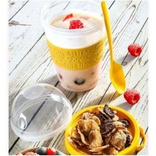 Aydogan's Dondurma Kabı Kaşıklı Yoğurt Kabı Kaşıklı Pratik Çok Kullanım Amaçlı ROYALEKS-AP-9199