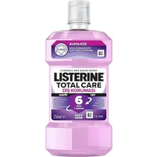 Total Care, Diş Koruyucu, 6 Etkili Florürlü Ağız Bakım Ürünü, Hafif Tat, Sıfır Alkol, Nane Aromalı, 250ML